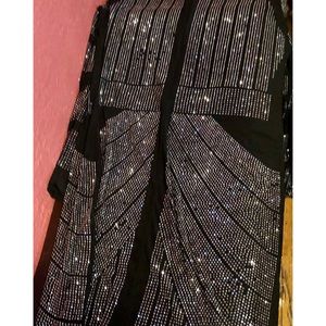 Black bling dress